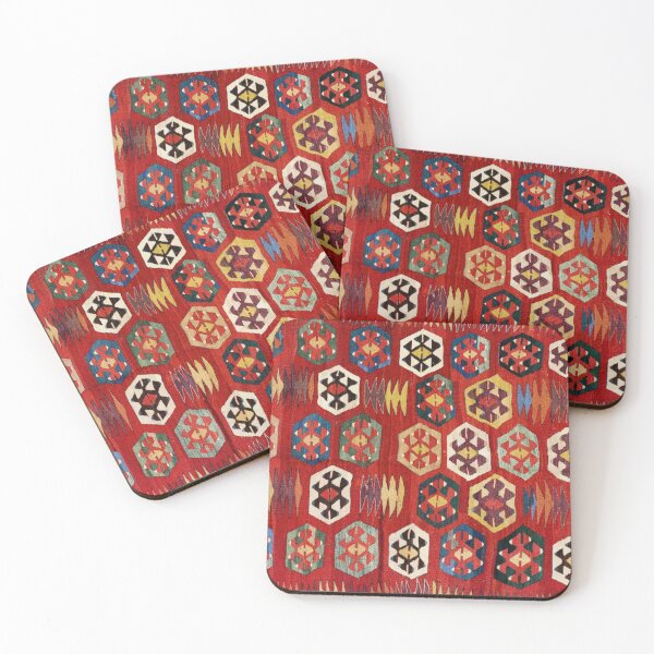 Item preview, Mut  Antique Turkish Mersin Kilim Print designed and sold by Vicky Brago-Mitchell®.