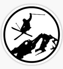 skiing 2 Sticker