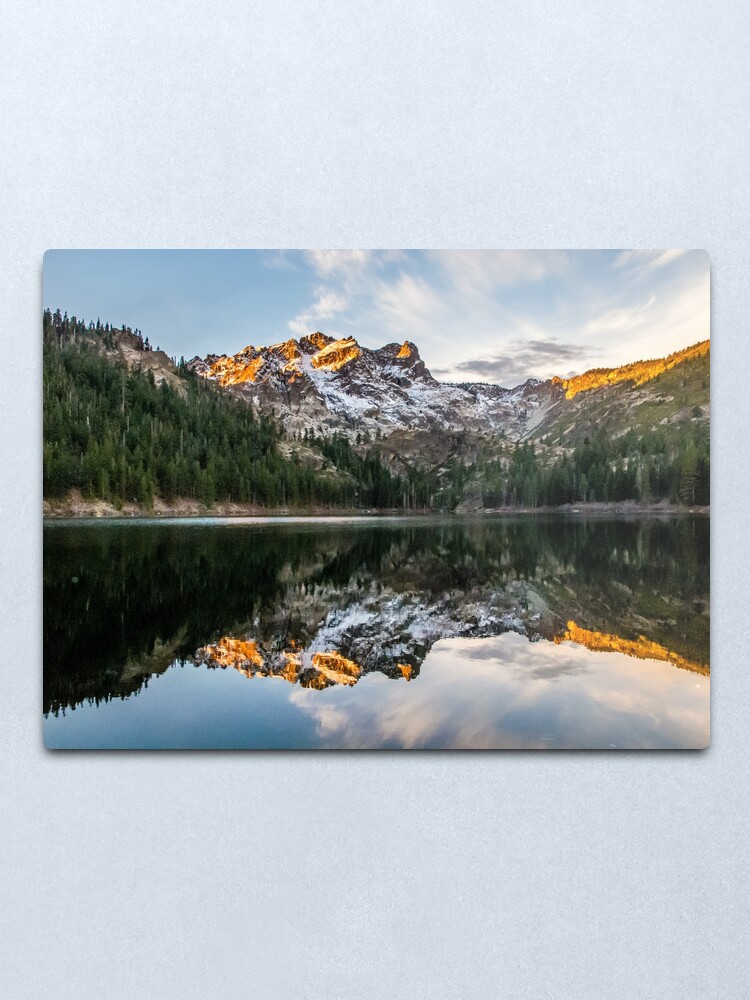 Alternate view of Sardine Lake Metal Print