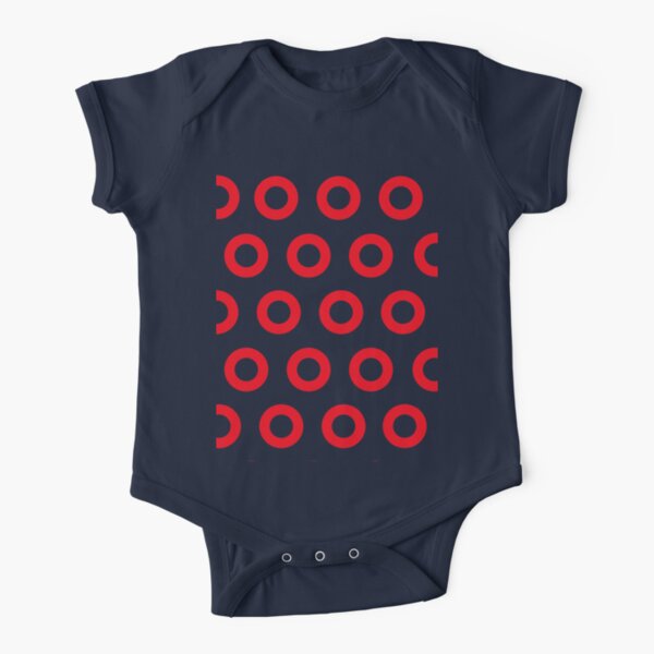 Jon Fishman - Phish Drummer Red Circle Print Short Sleeve Baby One-Piece