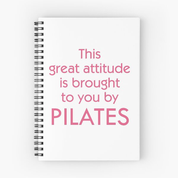 Item preview, This Great Attitude Is Brought To You By PILATES - Fitness Quote designed and sold by LeeTowleArt.