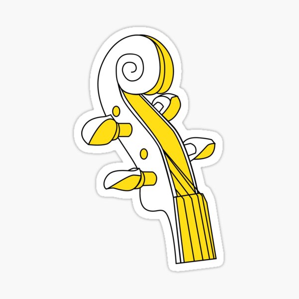 Scroll (Yellow) Sticker