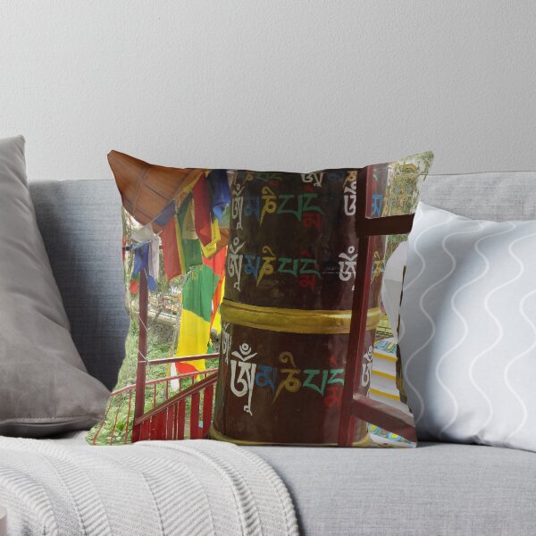 Item preview, Buddhist prayer wheels spinning  Rewalsar, India, Hp designed and sold by KARTICK DUTTA.