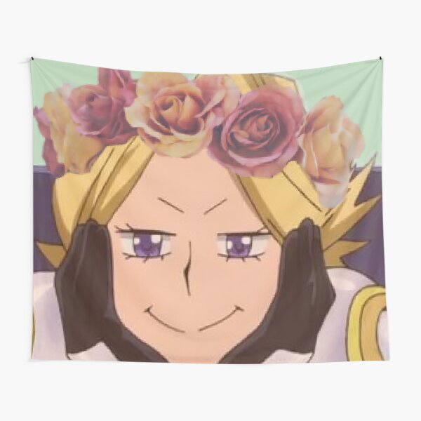aoyama flower crown edit Tapestry