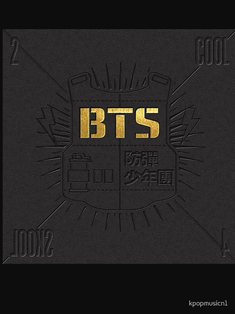 "BTS OLD LOGO" Tshirt by kpopmusicn1 Redbubble