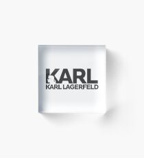 Karl Lagerfeld Merchandise Acrylic Block