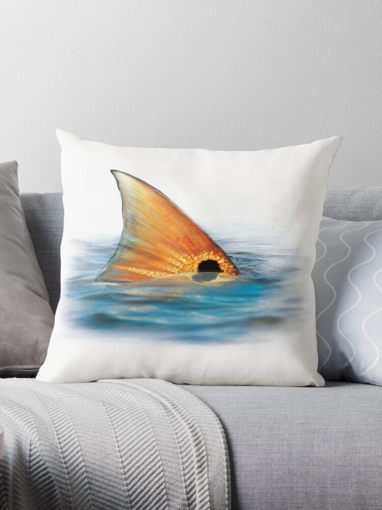 Tailing Redfish Pillow for Sale by William Lee