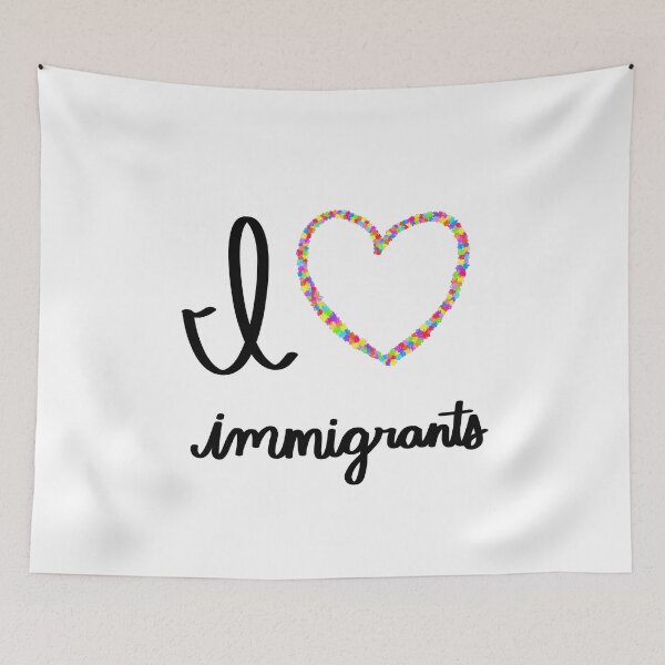Item preview, I love immigrants designed and sold by Empaddon.