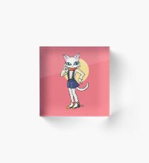 Pretty Misty Acrylic Block