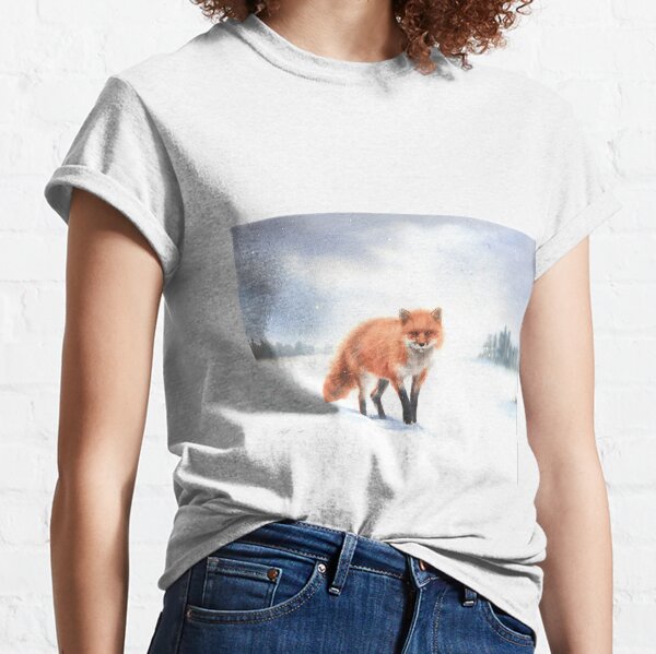 Fox in the Snow Classic T-Shirt