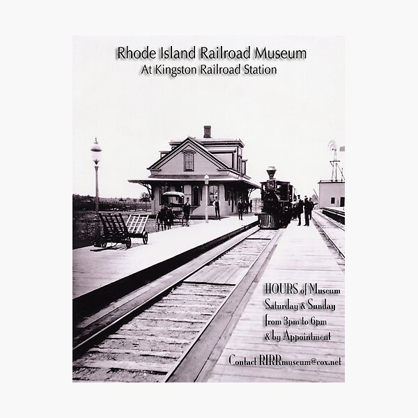 Item preview, Kingston Station 1875 - Rhode Island - Poster designed and sold by Jack McCabe.