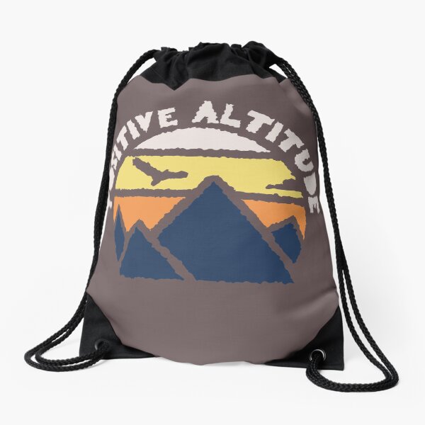 Escena de altitud-montaña positiva Mochila saco