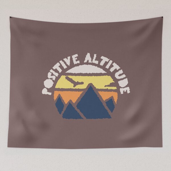 Item preview, Positive Altitude-Mountain Scene designed and sold by TocaLuna.
