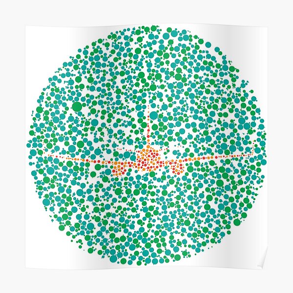 Colorblind Boeing Poster
