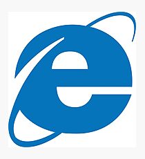 internet explorer Photographic Print