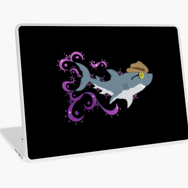 Space Shark! Laptop Skin