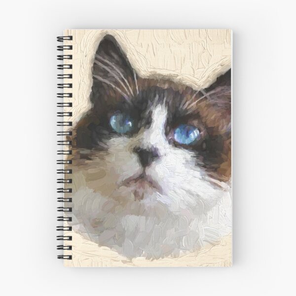 Item preview, Cat with BIG Blue Eyes designed and sold by vangoing.