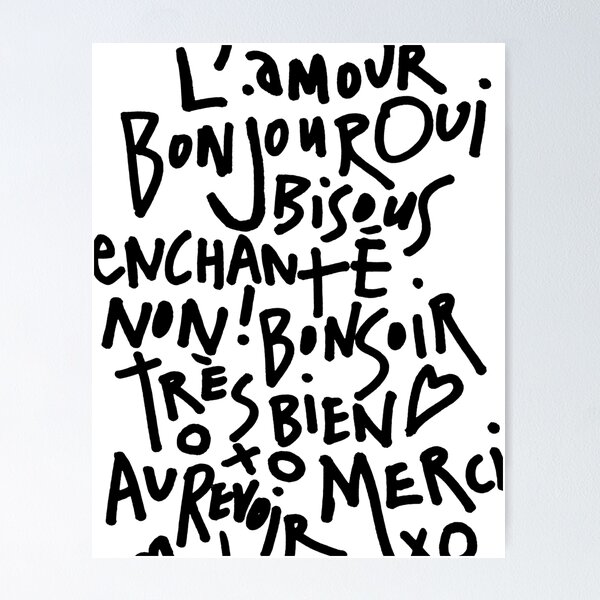Item preview, I HEART FRENCH designed and sold by TheLoveShop.