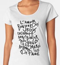 I HEART FRENCH Women's Premium T-Shirt