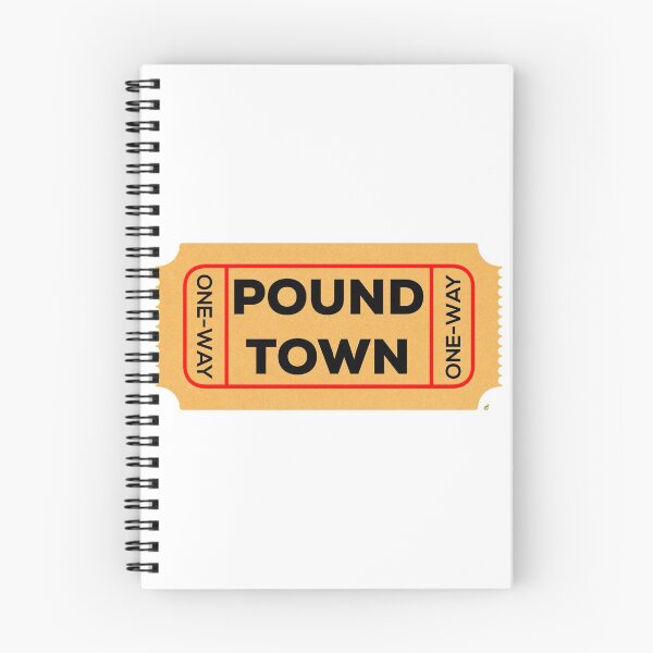 Item preview, One Way Ticket to Pound Town designed and sold by AMangoTees.