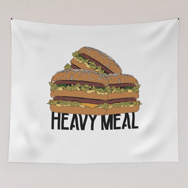 Item preview, Heavy Meal Burger Gift idea for Fast Food Lovers designed and sold by elnino8.