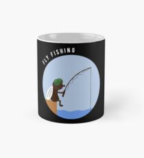 Funny Fly Fishing Baitcaster Angling Nymphs Gift Mug