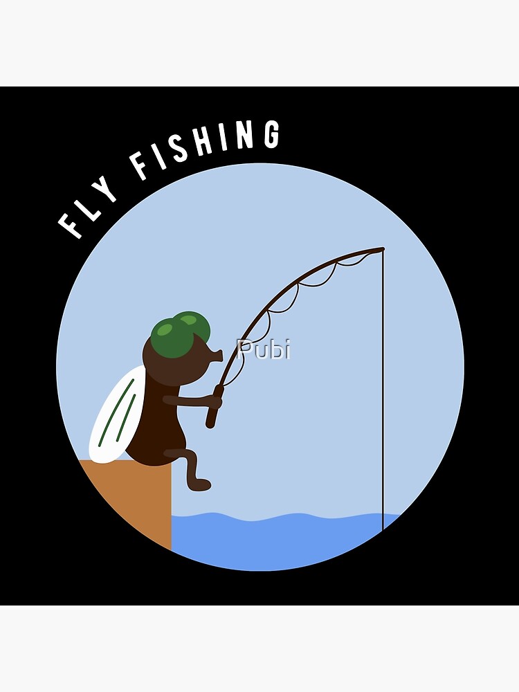 Funny Fly Fishing Baitcaster Angling Nymphs Gift | Art Board Print