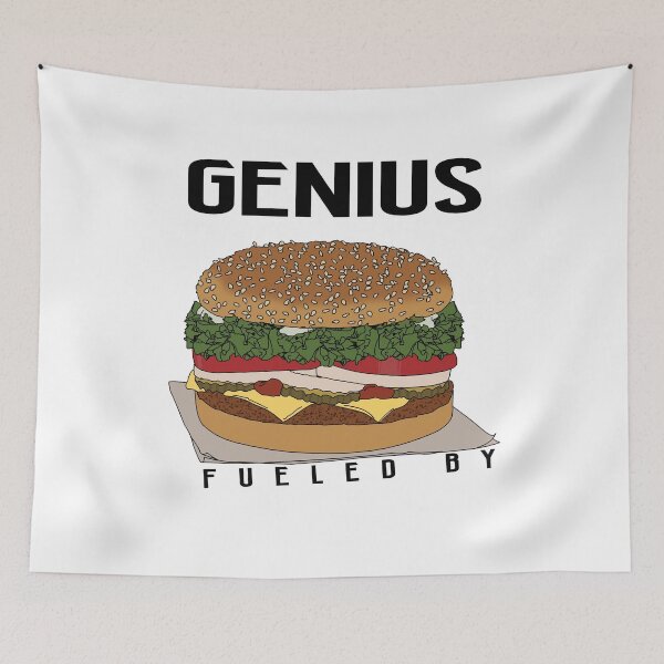 Item preview, Genius Burger Gift idea for Fast Food Fans Fueled by  designed and sold by elnino8.