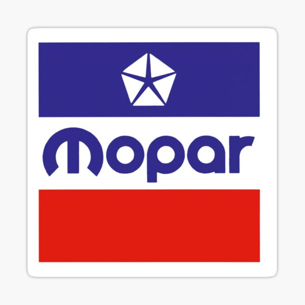 Vintage Mopar Logo Sticker