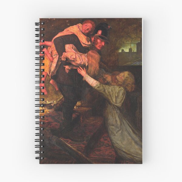 Item preview, The Rescue (Millais) designed and sold by ArtHistorical.