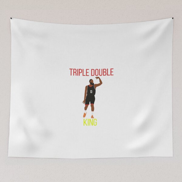 Item preview, James Harden -' TRIPLE DOUBLE KING'- Houston Rockets designed and sold by 0rileyf0.