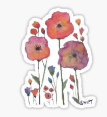 flower watercolors Sticker