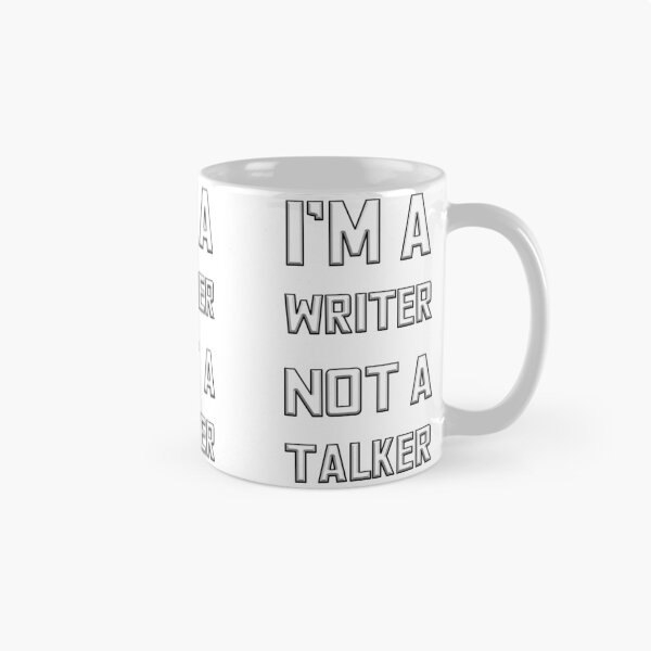 Item preview, Writer, Not A Talker Logo designed and sold by CenturyComics.