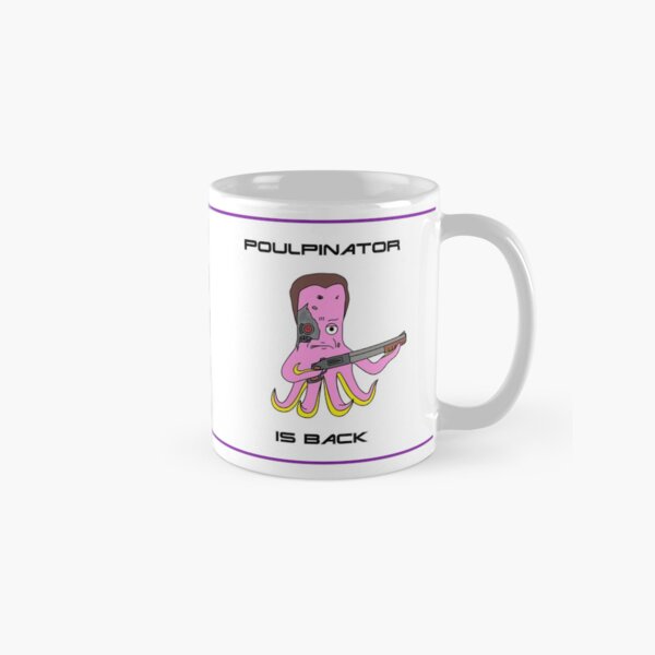 Mug Poulpinator (Terminator parody) Mug classique