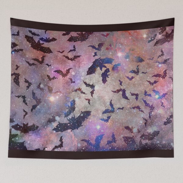Item preview, Black Bats Flying In Sparkles Of Pink. designed and sold by BabyBats.