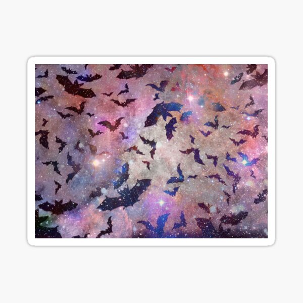 Item preview, Black Bats Flying In Sparkles Of Pink. designed and sold by BabyBats.