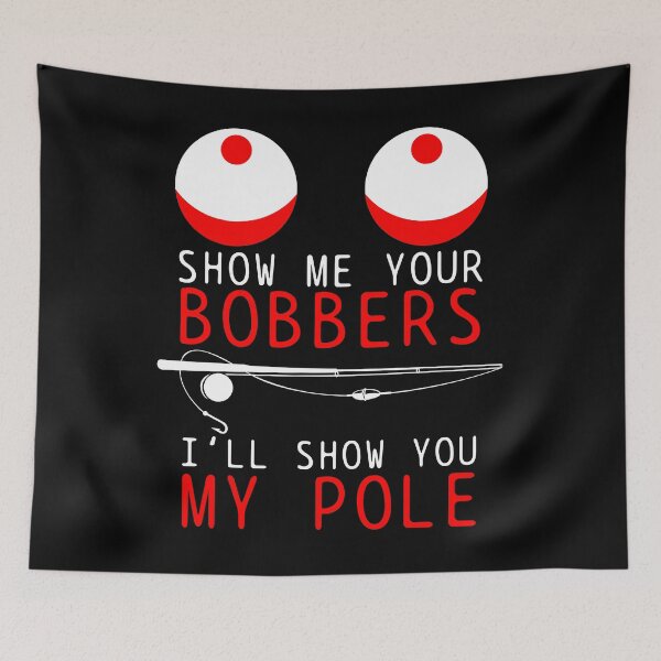Item preview, Fishing Funny Bobbers Pole designed and sold by 4tomic.