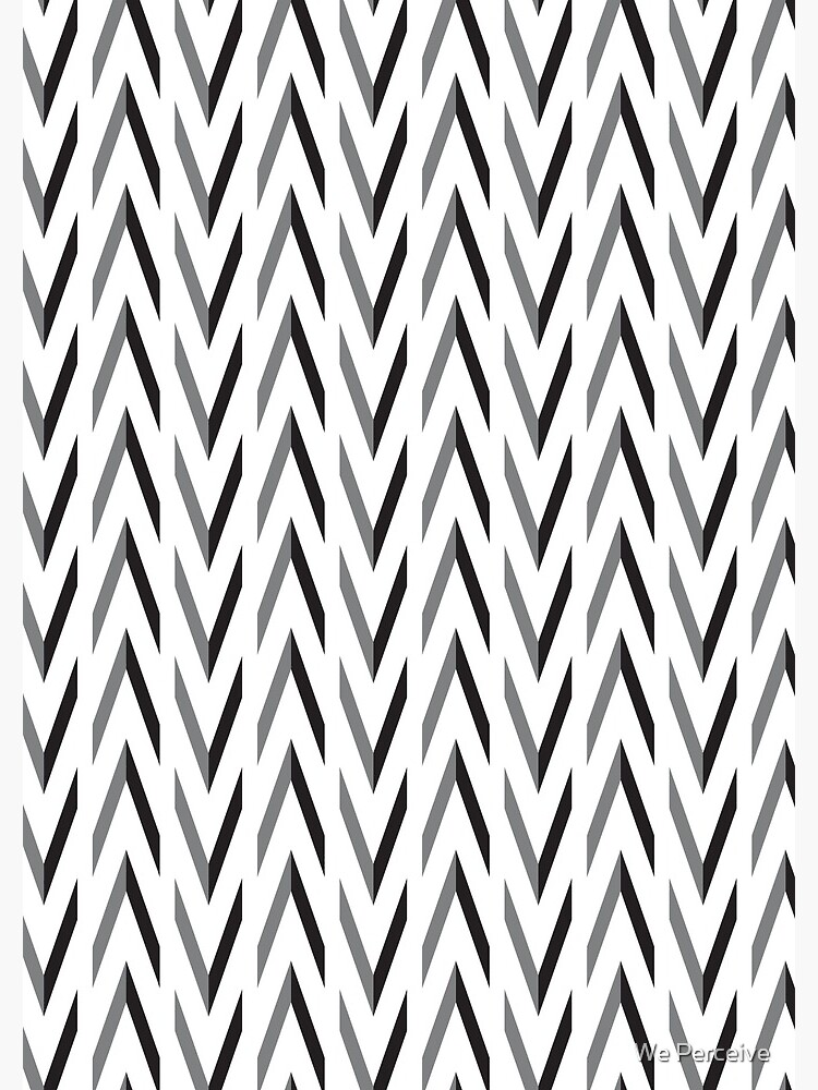 Geometric pattern - simple, black & grey by CitizenWong