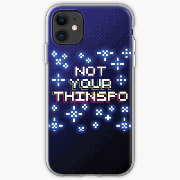 Not Your Thinspo Pixel Style iPhone Soft Case