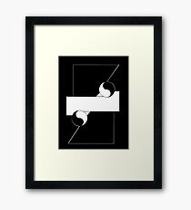 Aikido Yin and Yang Framed Print
