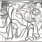 #Artistandhismodel #PabloPicasso #Neoclassicist #Surrealist #Period #Surrealism #genrepainting #Musée #Picasso #Paris #France #modernart #illustration #art #design #chalkout #vector #scribble #pattern by znamenski