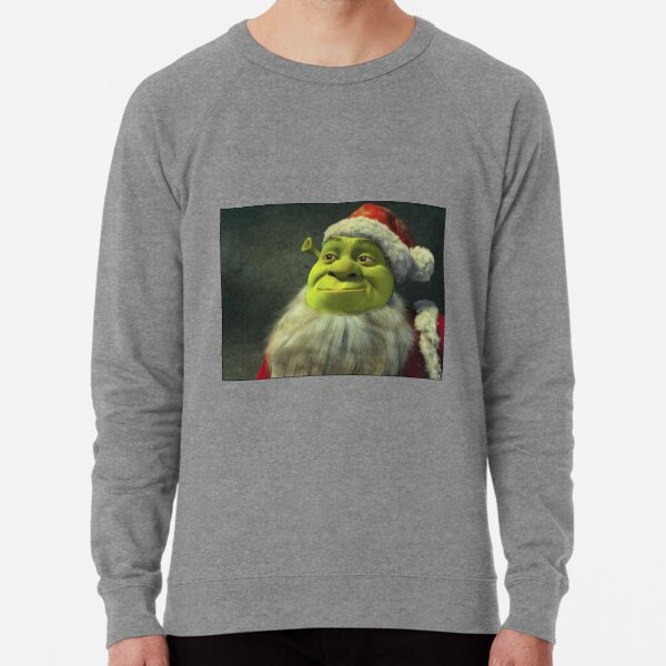 Santa Shrek Lightweight Sweatshirt