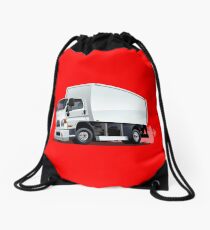 Cartoon delivery or cargo truck Drawstring Bag