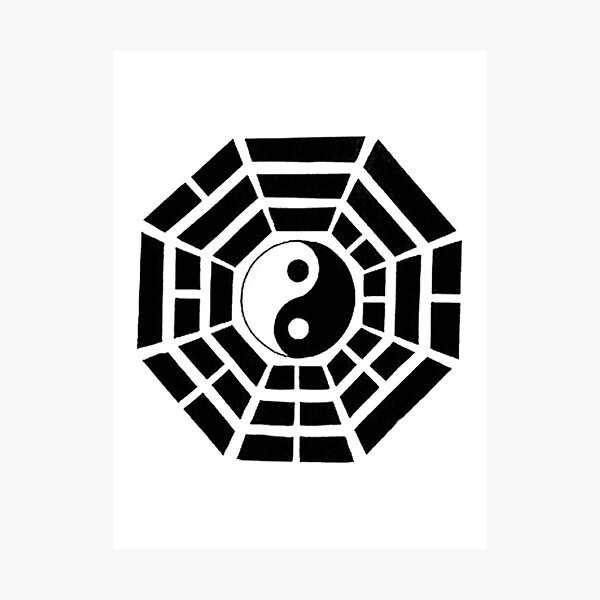 Item preview, Pakua - Eight Trigrams design (Black) designed and sold by neonblade.
