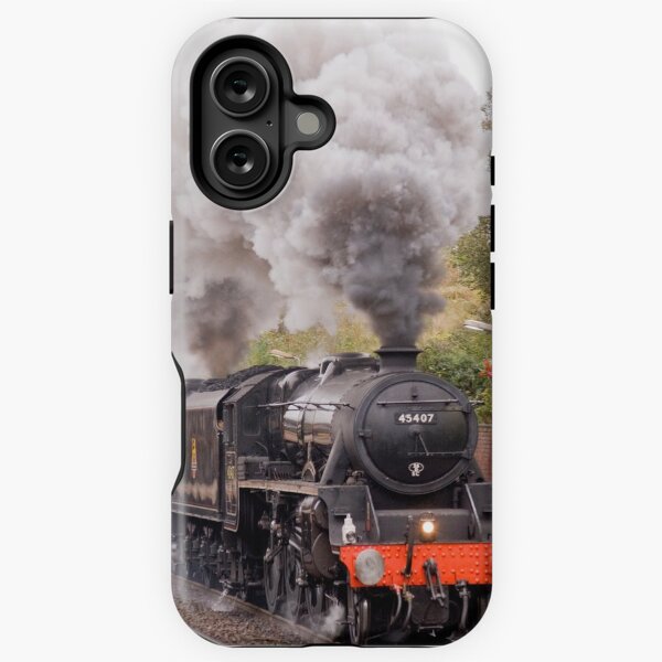 Item preview, Double headed Stanier "Black Five" locomotives thunder through Hindley station. designed and sold by johnmorris.