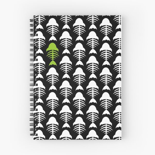 Item preview, Cartoon Fish Fishbone Pattern designed and sold by MurphyCreative.