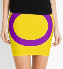 Intersex Flag Mini Skirt