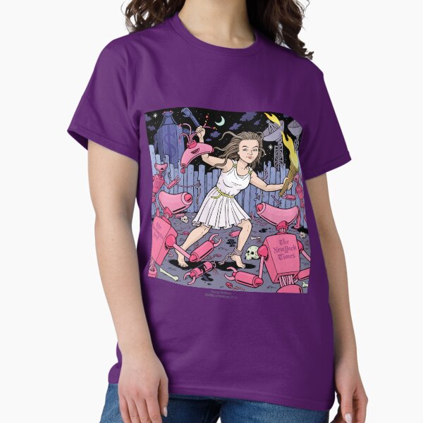 Caitlin Johnstone, Rogue Journalist (Art By Danny Hellman) Classic T-Shirt