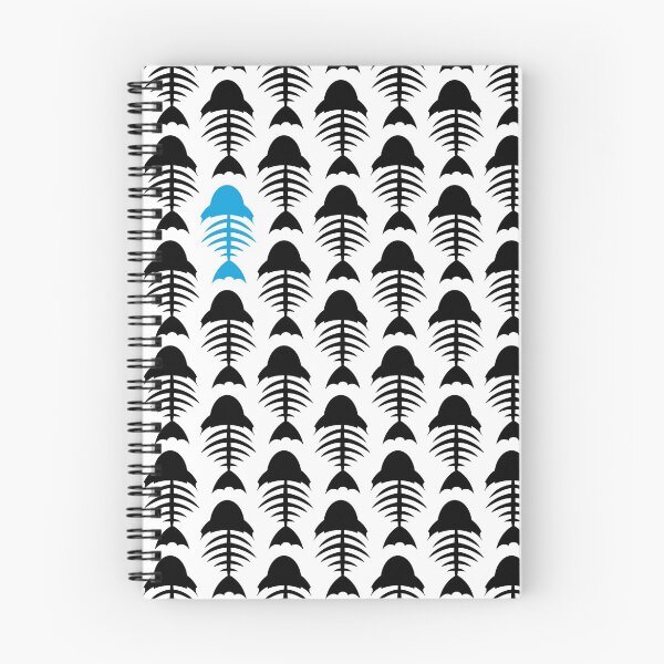 Item preview, Cartoon Fish Fishbone Pattern designed and sold by MurphyCreative.