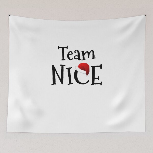 Item preview, Christmas Santa Quote Team Nice Shirt Gift designed and sold by beautifulshirts.